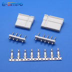 TJC2 7.5/5.0mm Straight Pin Header Plug Housing Terminal 1P 2P 3P 4P 5P 6P 1+1 1+2 1+3 1+4 1+5  Strip Bar Wire Connector Harness