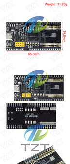 TZT ESP8266 ESP32 Development Board Test Programmer Socket Downloader for ESP-01 ESP01S ESP12 ESP32 Adapter CH340