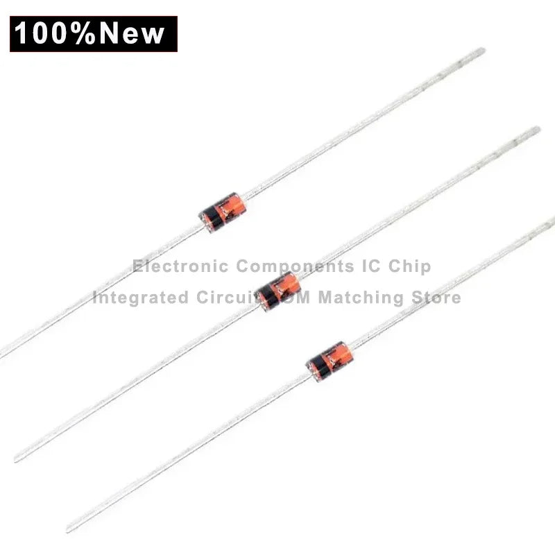 500pcs/lot 1N4732A Zener diode 4.7V Straight glass tube 1W stabilized diode 5.1v 1w 1N4733A
