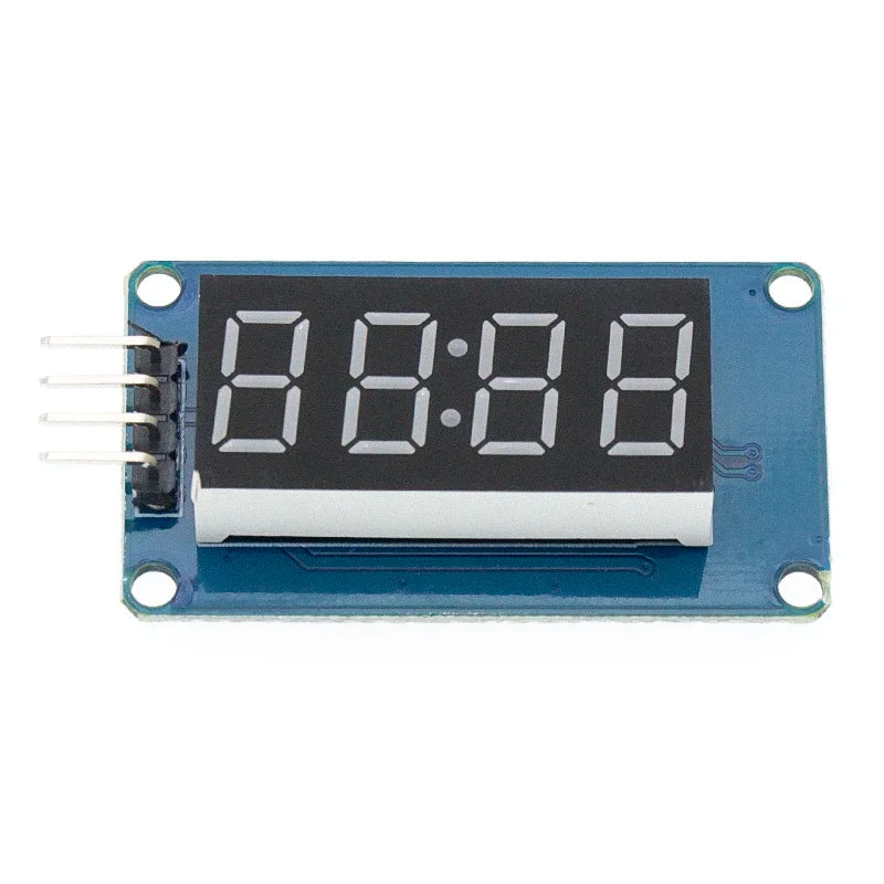 TM1637 4Bits Digital LED Display Module For arduino 7 Segment 0.36Inch Clock RED Anode Tube Four Serial Driver Board Pack