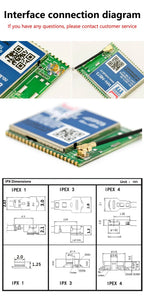 1pcs 433MHz Internal Antenna Lora Singal Amplifier Built-in Spring FPC PCB Patch Antenna 8dbi Booster for Wireless Data Module