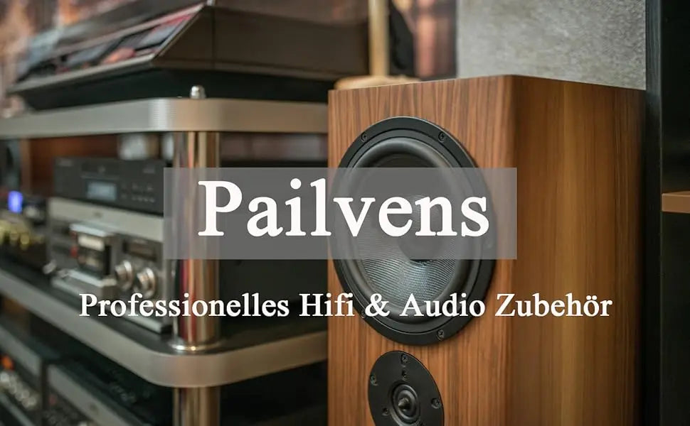 Pailvens Netzfilter Steckdosenleiste HiFi, 8 Fach Entstörfilter Steckdose mit Zeigerablesung, Überspannungsschutz, P20