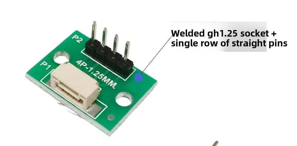 1/5PCS GH1.25 Adapter Plate 1.25 to 2.54MM Single Row, Welded GH1.25 Buckle Seat 4/6/8/10/12P