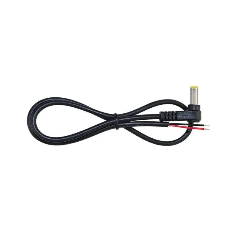 DC 5.5*2.1 / 5.5*2.5 Male 90 Degree Right Angle Connector Power DIY Cable Charging Line Monitoring Power Extension Wire