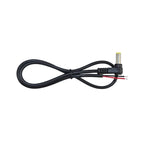 DC 5.5*2.1 / 5.5*2.5 Male 90 Degree Right Angle Connector Power DIY Cable Charging Line Monitoring Power Extension Wire