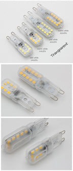 1pcs Mini G9 1W 2W LED Light Bulb AC 220V SMD 2835 LED Lamp For Chandelier Replace 20W 30W Halogen Lamp Home Indoor Lighting