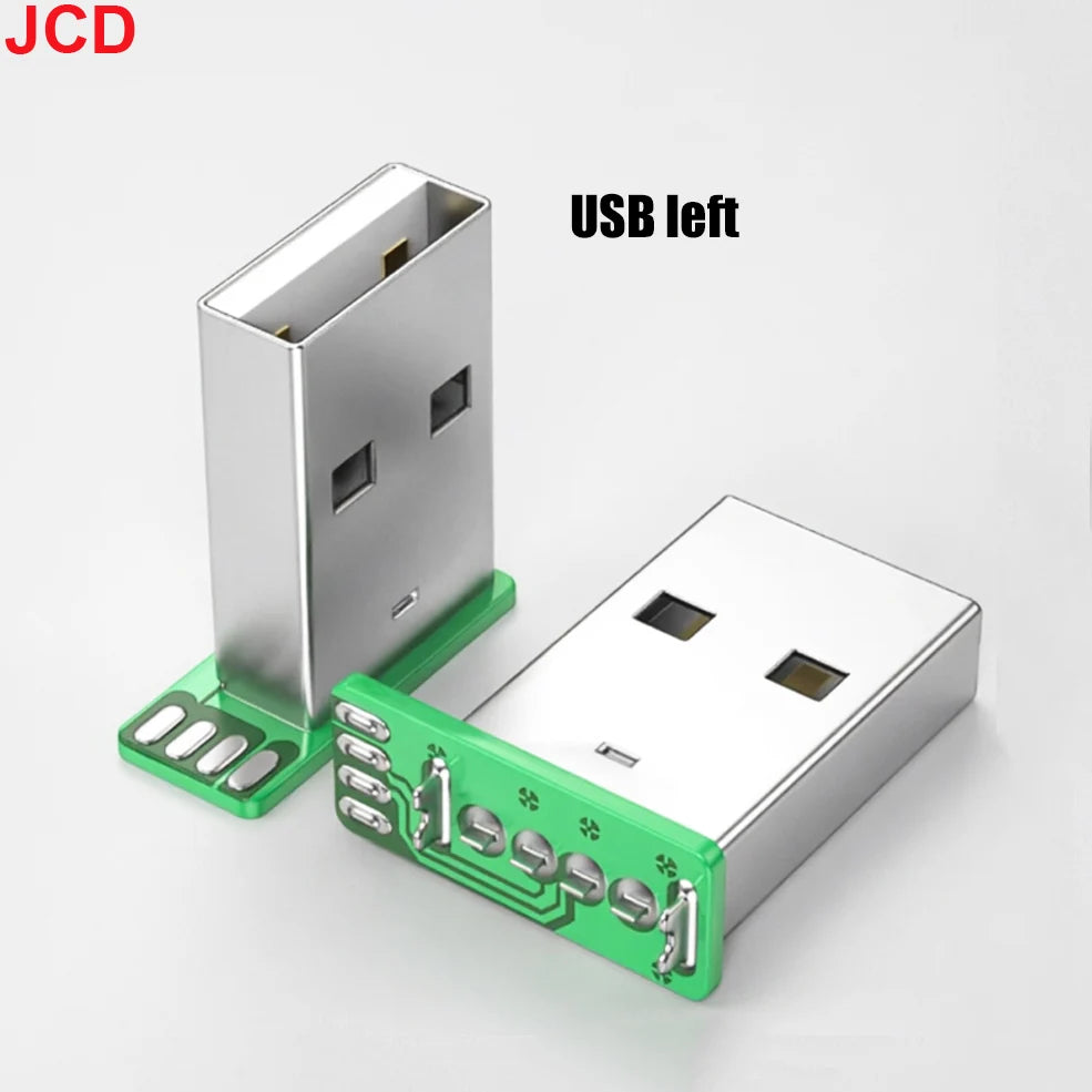 Micro Mini 5P Type-C USB To Dip PCB Converter Adapter 90 Degree Right Angle Breakout Board Repair Welding Socket Connector Port
