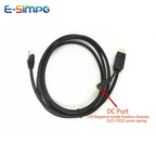 2pcs 2mtr RS232 Serial USB Cable for BarCode Scanner Datalogic Magellan M3200 3200VS 3200vsi 12V Power Supply