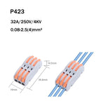 10 30 50PCS Quick Splicing Multiplex Butt Wire Connector Cable Push-in Splice Terminal Block For Home Terminal Block 28-12AWG