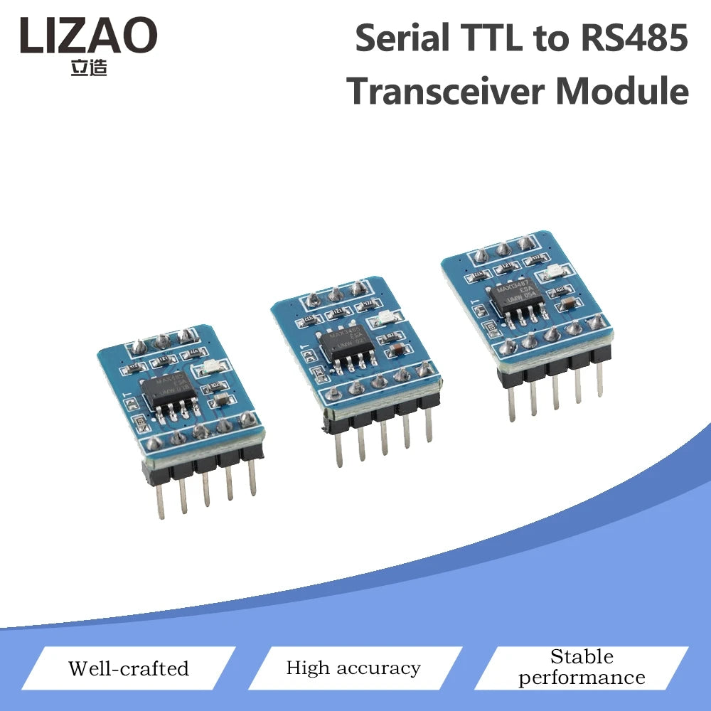 MAX485 MAX3485 MAX13487 MAX13488 TTL to RS485 Transceiver Module 3.3V/5V Unidirectional Bidirectional Serial Conversion Board