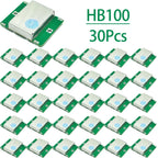 1/10/30/50Pcs Domestic X Band Microwave Doppler Radar Detector Probe Sensor Module HB100 Wireless Motion Detection Sensor