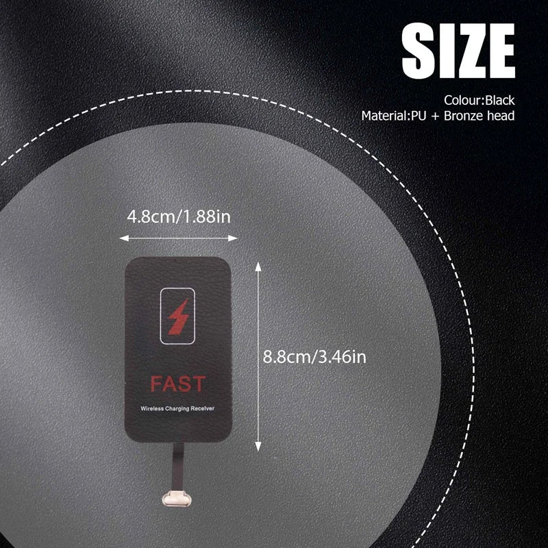 10W Wireless Receiver Suitable for Type-C Mobile Phone Receiver Patch 2A Fast Charge Receiver-DTD2