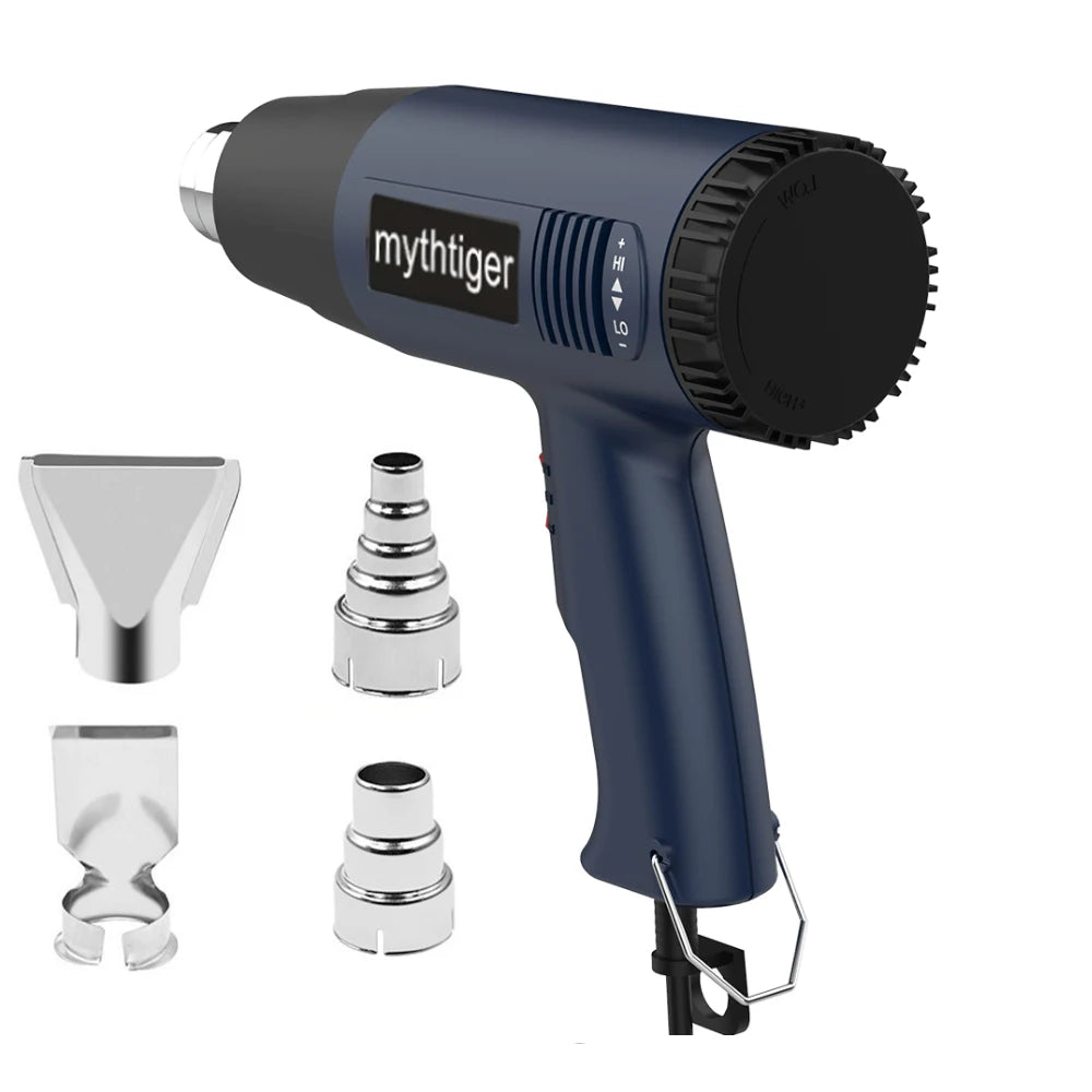 2000W Hot Air Gun Professional Electric Adjustable Temperature-controlled Building Hair Dryer Soldering Tools Heat Gun for Car