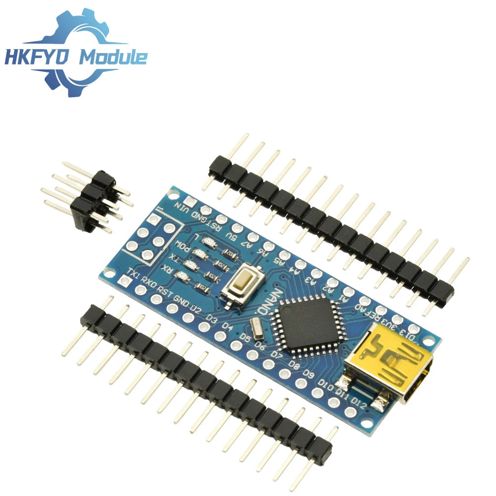 1-10pcs Nano 3.0 Compatible Controller – Arduino Bootloader, CH340 Chip, 16MHz ATMEGA328P/PB with Multi USB Interface