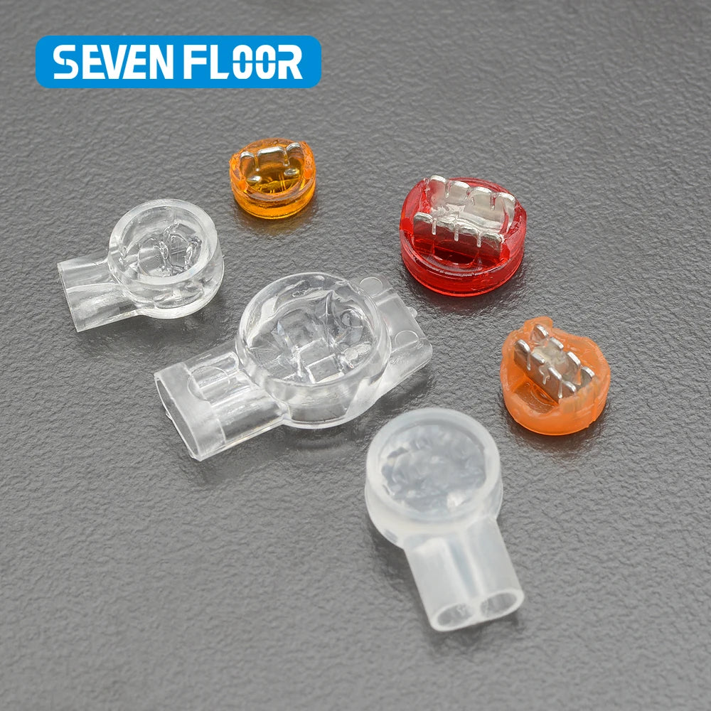 100PCS K1 K2 K3 Connector Wire Splice Connector RJ45 RJ11 Wiring Ethernet Telephone Cable Cord UY2 Network Cable Terminal