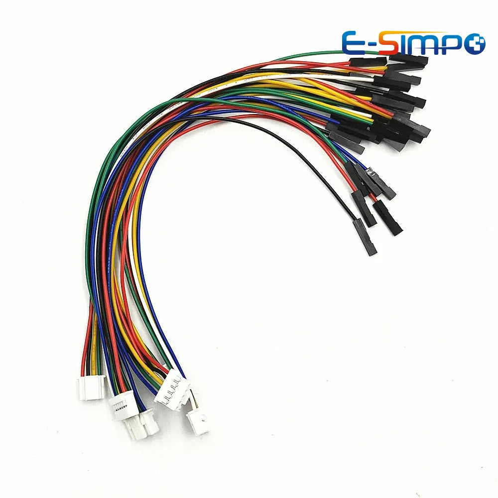 100PCS PA2.0mm PAP2.0 to Dupont 1P 20/30cm Female/Male Wire Position Rectangular Housing Connector 0.079" PAP-04V-S PAP-05V-S