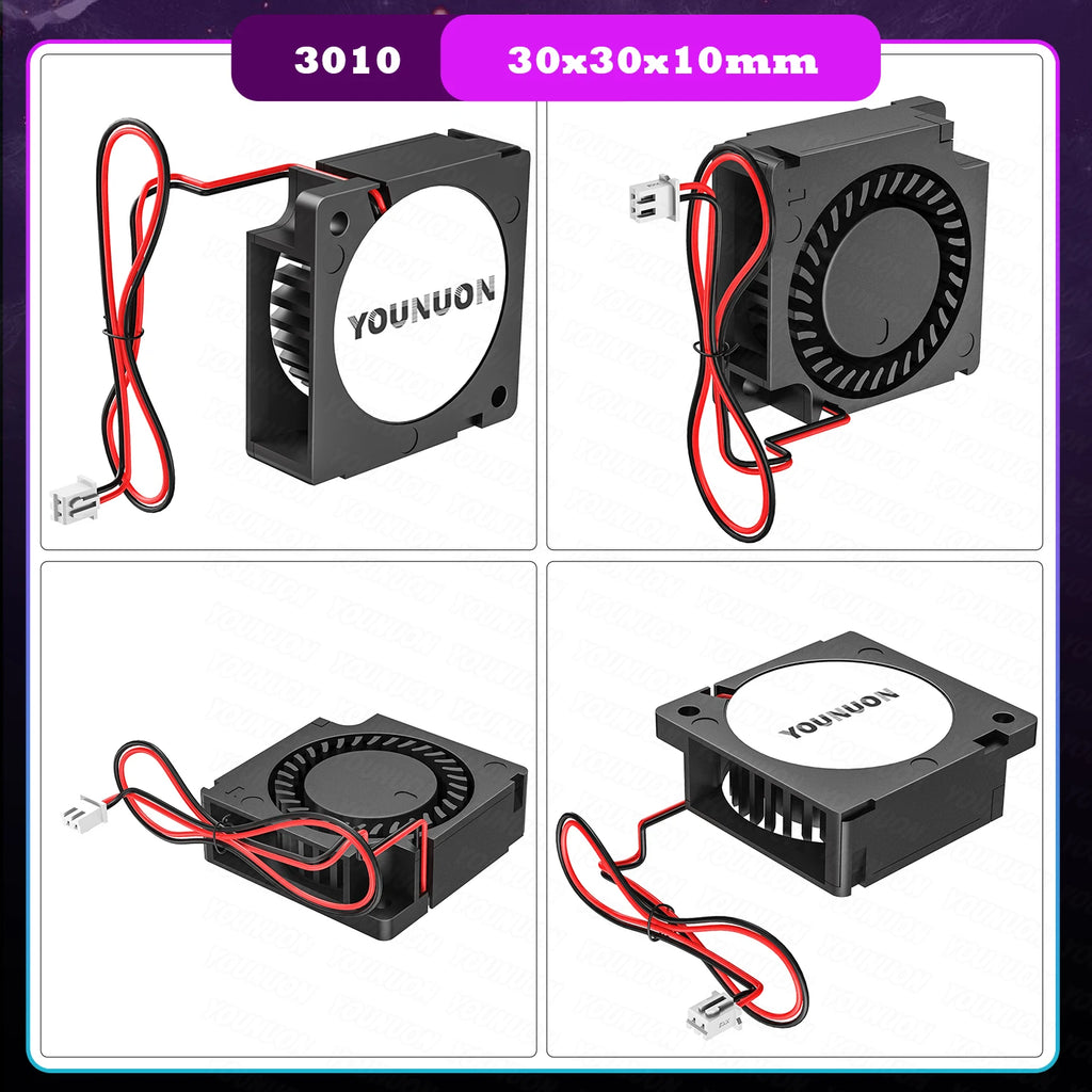 2PCS 5V USB Brushless Blower Cooling Fan USB Ventiliator Computer Case Cooler  PBT CPU Radiator USB Fan PC USB Gadgets