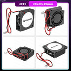 2PCS 5V USB Brushless Blower Cooling Fan USB Ventiliator Computer Case Cooler  PBT CPU Radiator USB Fan PC USB Gadgets