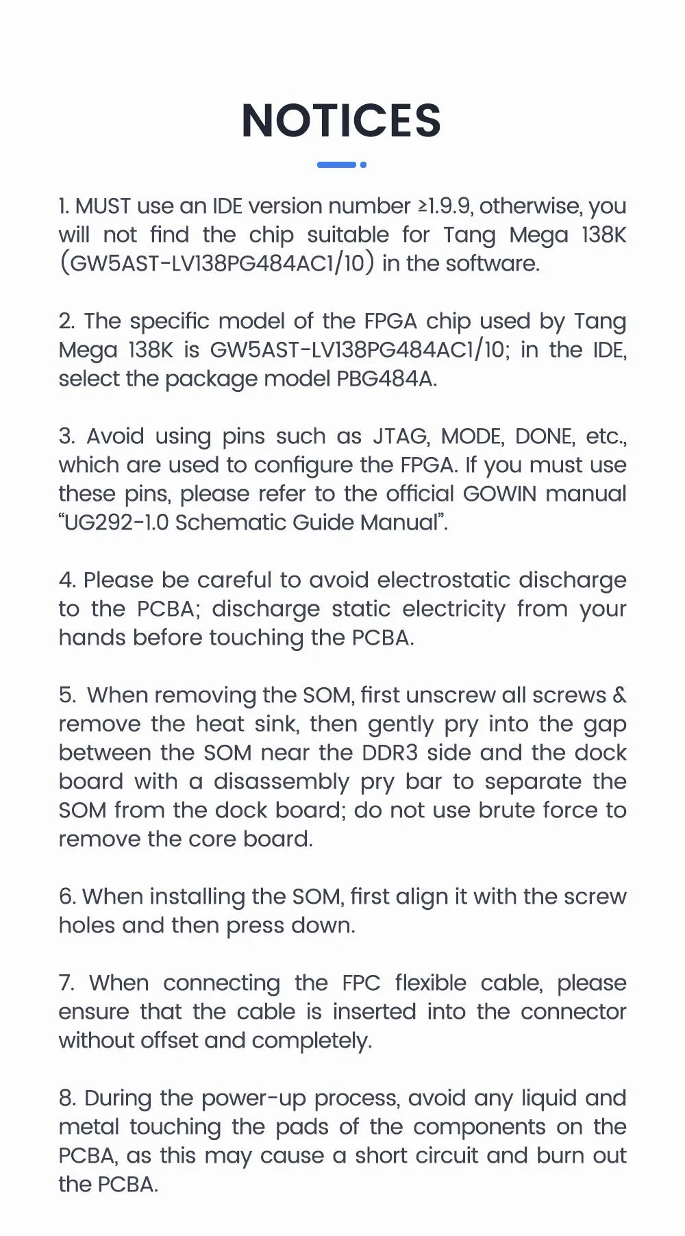 Sipeed Tang Mega 138K Dock GOWIN GW5AST RISCV FPGA Development Board