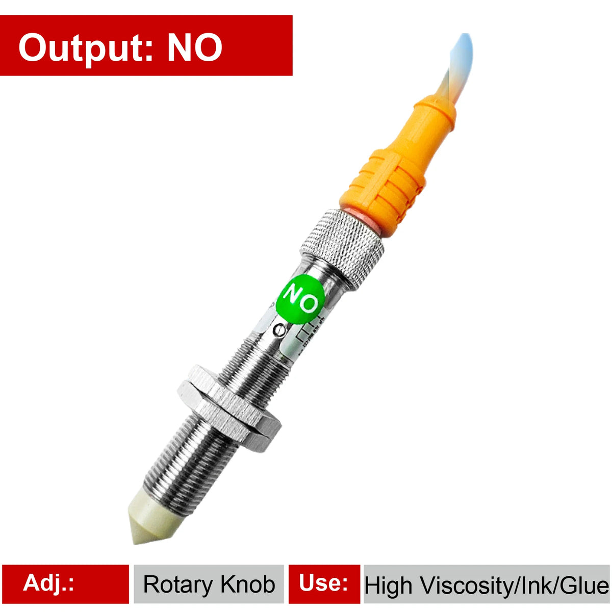WKC1204 Capacitive Liquid Level Sensor Oil Glue Level Switch DC12-24V NPN PNP for Dispensing Potting Filling System