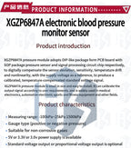 XGZP040 Air Pressure Sensor Module: 0-40KPA (Air/Water Pressure, Level & Depth) – Compatible for Arduino