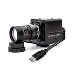 Global Shutter USB Camera 1080P 90FPS Industrial Metal Box With 5-100mm Varifocal Lens Plug Play For Meeting Document Scanning