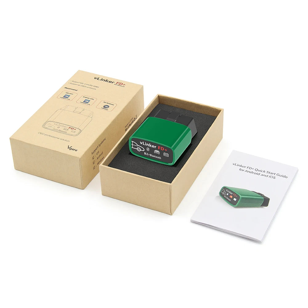 VLinker FD ELM327 Bluetooth 4.0 FORScan For Ford for IOS ELM327 OBD2 Car Diagnostic Auto Tool OBD 2 Scanner J2534