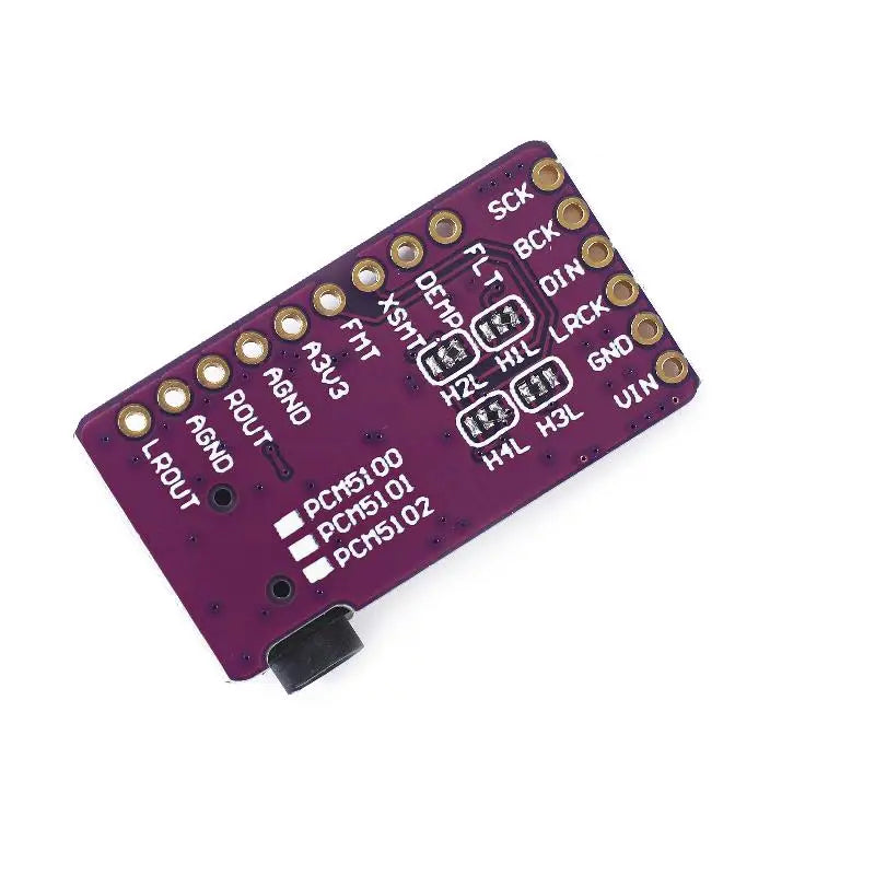 1 Set Player Module Interface I2S PCM5102A DAC Decoder For Raspberry Pi PHAT Format Board Digital PCM5102 Audio Board