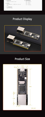 Luckfox Pico Plus,RV1103 Linux Micro Development Board,Integrates ARM Cortex-A7/RISC-V MCU/NPU/ISP Processors,With Ethernet Port