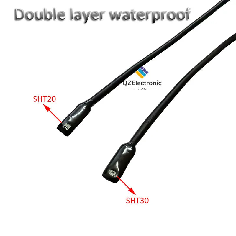 SHT20 SHT30 SHT31 SHT40 SHT41 SHT45 Temperature Humidity Sensor Module Probe Cable Waterproof Digital Capacitance Sensors 1M I2C