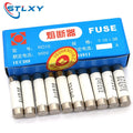 5Pcs 10*38 Fast blow Ceramic Fuse 10x38mm Fuse 500V 0.5A 1A 2A 4A 5A 6A 8A 10A 16A 20A 32A RO15 RT18 RT14