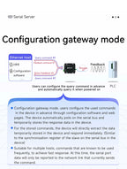 RS485/RS232/RS422 to Ethernet Serial Server DC8-28V Modbus TCP RTU MQTT CDEBYTE NE2-D14P AT Command Power and Signal Isolation