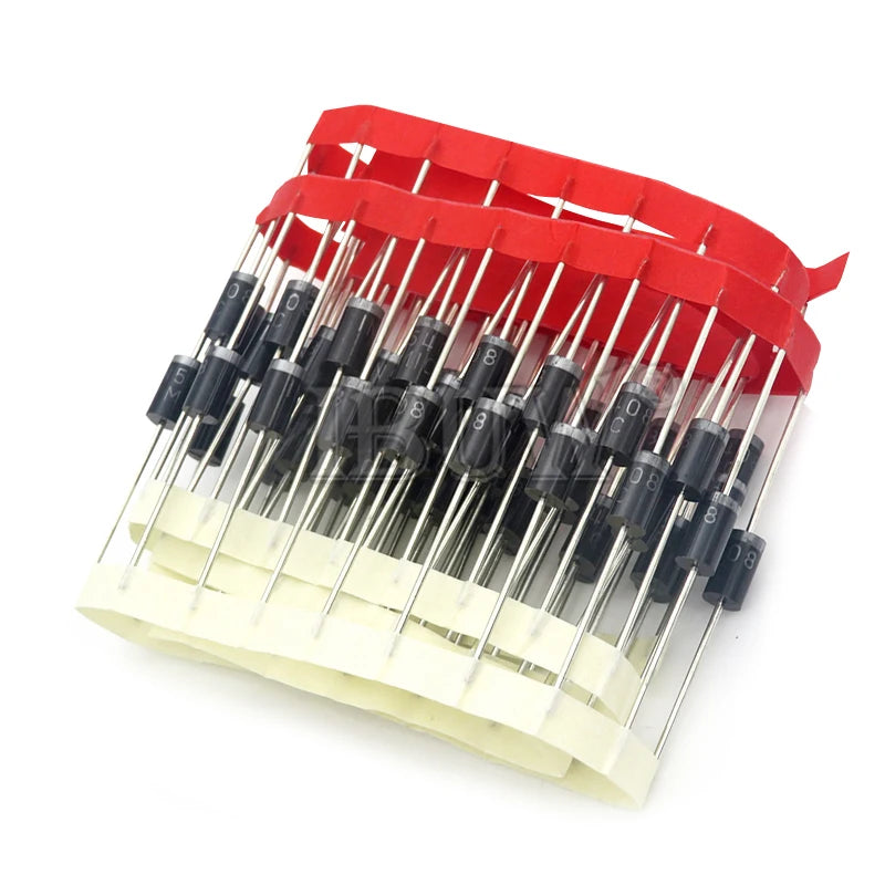 20PCS Rectifier Diode 1N5408 1N5404 1N5401 1N5822 1N5818 UF5408 UF5402 6A10 10A10 DO-27 NEW ORIGINAL