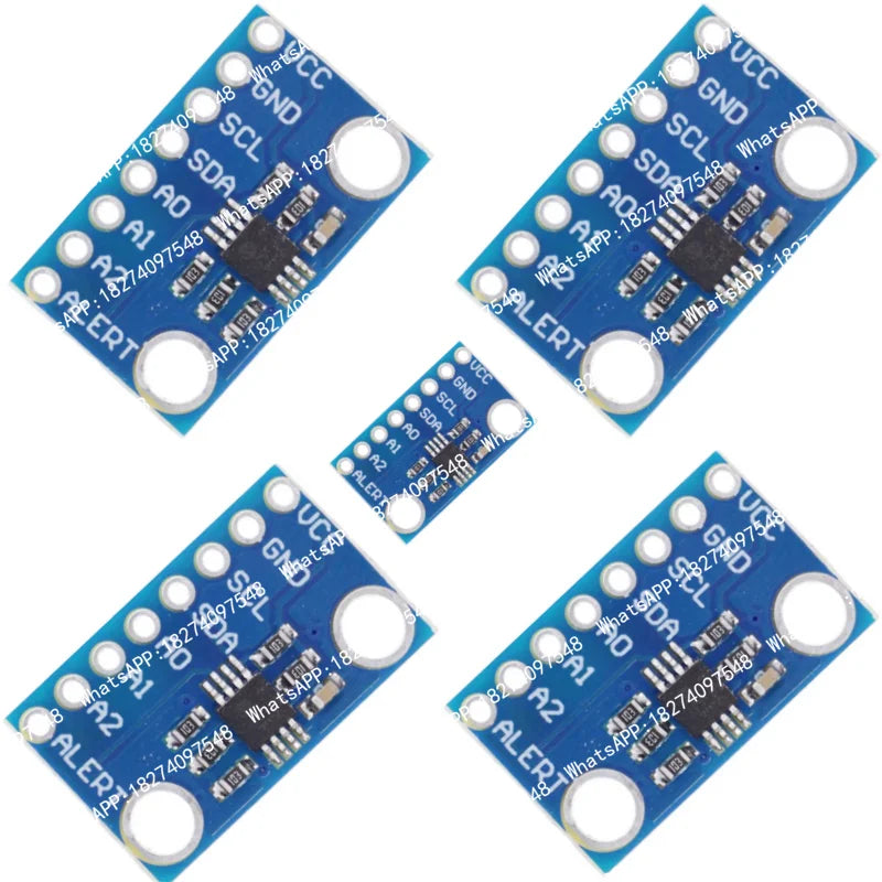 1-5 Pcs MCP9808 module high-precision I2C temperature sensor ±0.25°C /0.0625°C resolution DC2.7-5.5V