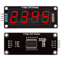 Red/Green/White/Yellow/Blue Colors TM1637 0.56" LED Display Digital Tube Decimal 7 Segment 4 Digit Clock Double Displays Dots