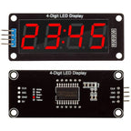 Red/Green/White/Yellow/Blue Colors TM1637 0.56" LED Display Digital Tube Decimal 7 Segment 4 Digit Clock Double Displays Dots