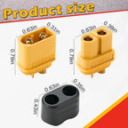 10PCS/5PAIRS XT90 XT-90 XT60 XT-60 XT30 XT-30  XT60H T Plug Male Female Bullet Connectors Plugs For RC Lipo Battery Quadcopter