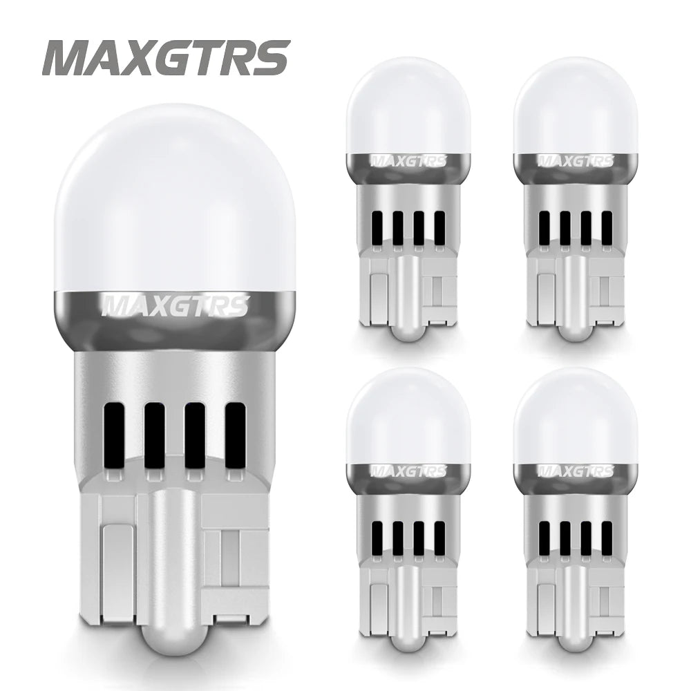 5x T10 LED W5W Car Side Interior Lights 12V Reading Bulb 3030 Chips 194 168 Auto White Red Yellow Parking Marker Dome Lamps