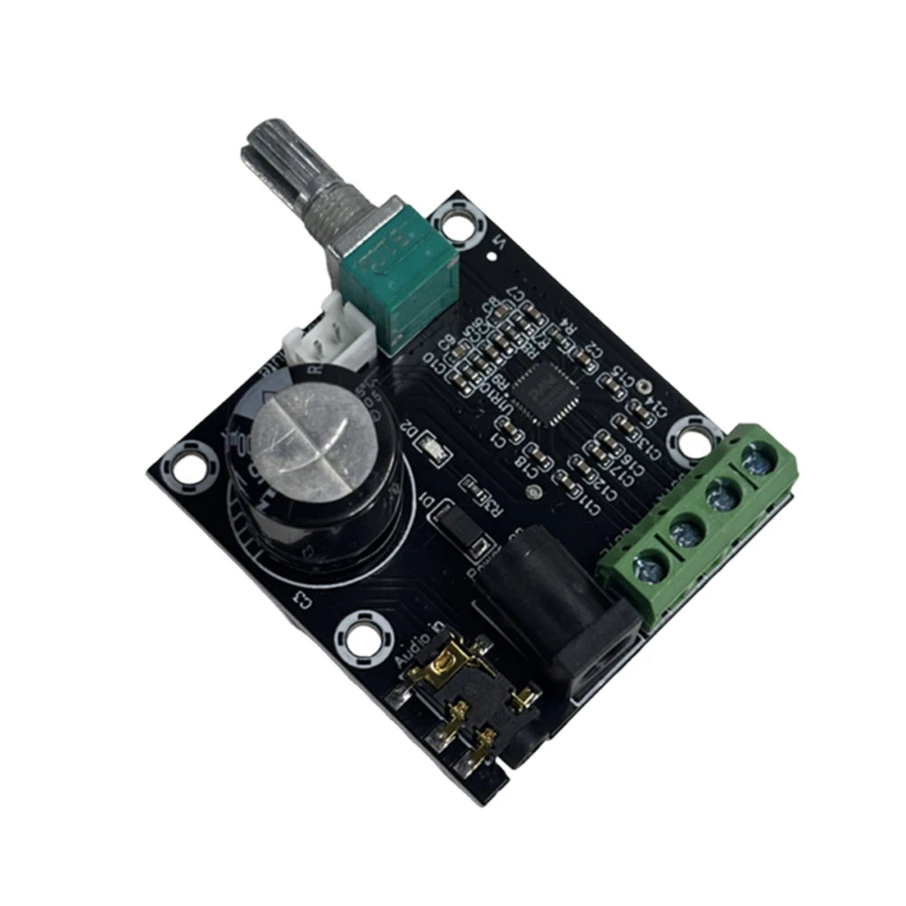 Amplifier Board Module Class D PAM8610 Digital Power Amp Board 12V with Delay Dual Channel Multiple Protection 15W X 2