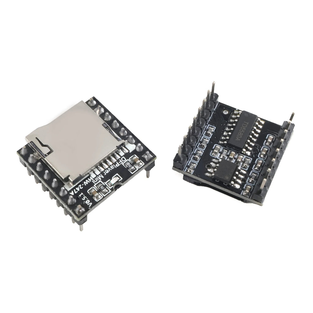 1-10Pcs DFPlayer Mini MP3 Player Module V3.0 16P TF Card U Disk Audio Voice Decoder MP3-TF-16P for Arduino ESP32 DIY