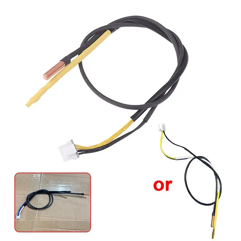 Gree Air Conditioner Temperature Sensor Double Probe 47cm Copper Tube & Rubber Air Probe Thermistor Replacement Parts