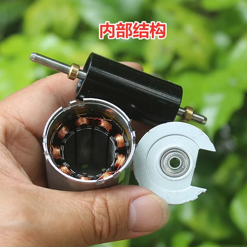 Mini 36mm Internal Rotor Sensing Brushless Motor DC 12V~24V 6900RPM Double Ball Bearing Strong Magnetic Engine w/ Hall 4mm Shaft