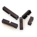 5Pcs DC3 1.27mm Pitch IDC Box Header Connector Straight Pin FC Cable Socket (8P-60P) PCB Board Terminal Block