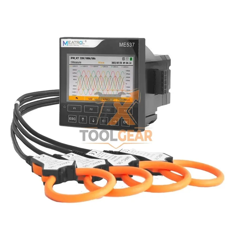 2026hotsale* Ethernet Modbus TCP Three Phase Power Quality ME537 32GB Data Logger Rogowski Coil Electric Energy