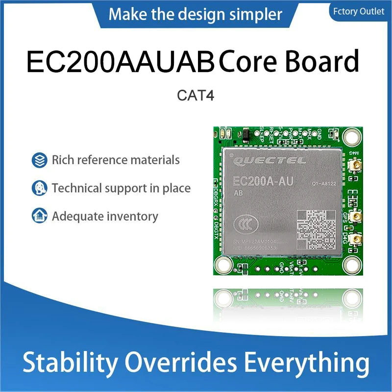Quectel EC200A 4G LTE CAT4 EC200A-AU Module Development Core Board Compatible With EC25-AU EC21-AU EC20-CE EG25-G EC200T