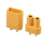 5pcs XT60 XT30 XT90 Bullet Connectors Kit, Male & Female Pairs with Heat Shrink Tube, for RC Drone Airplane Car FPV Lipo Battery