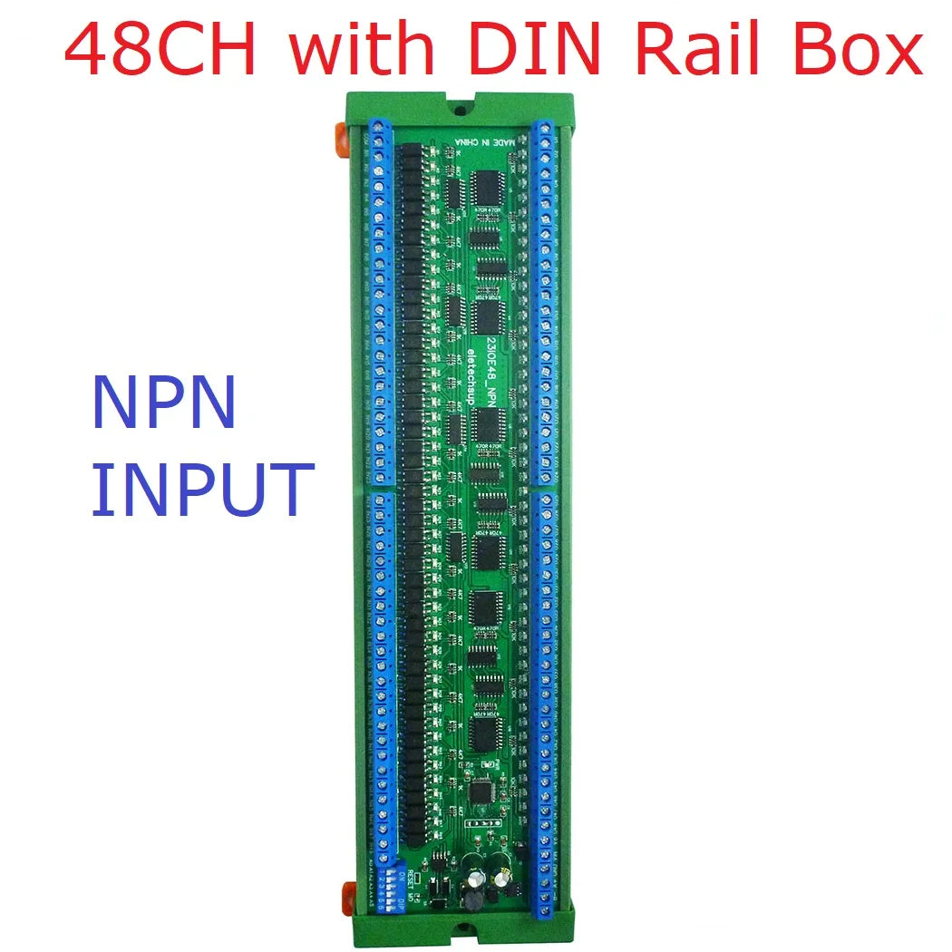 8 16 24 32 48CH Multifunction RS485 Remote IO Module PLC DI-DO Expansion Board DIN Rail Box Standard MODBUS RTU Protocol