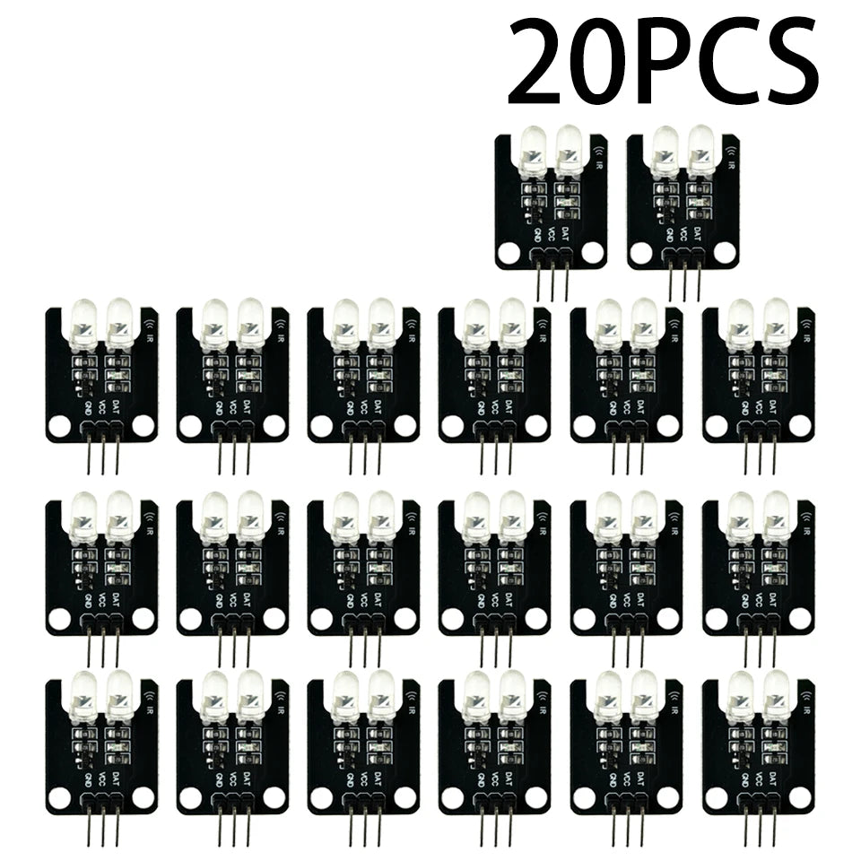 1-100PCS 5V 2-Way IR Infrared Bidirectional Transmitter Module for Infrared Communication Remote Control for Arduino