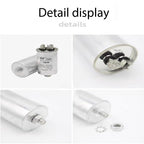 1PCS CBB65 AIR CONDITIONER STARTING CAPACITOR 450V 4UF/6.5/17/25/55UF 4+2 INSERT With screws at the bottom
