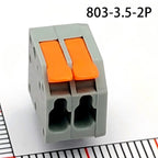1Pcs PCB terminal block FS1.5 DA803R 2601 1.5 mm² spacing 3.5 or 5.0 mm pitch gray 2601-1102 3 4 5 6